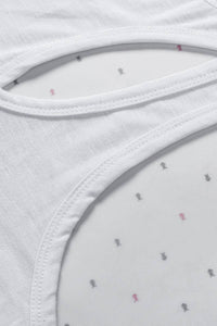 Solid U Neck Racerback Tank