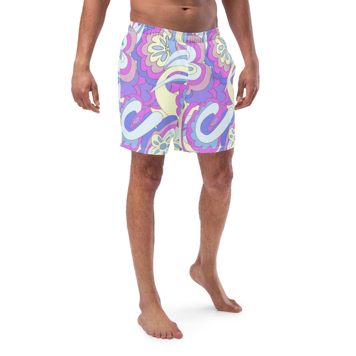 ECO MEN'S SWIM SHORTS | LIMA DELICA - PINKCOLADA