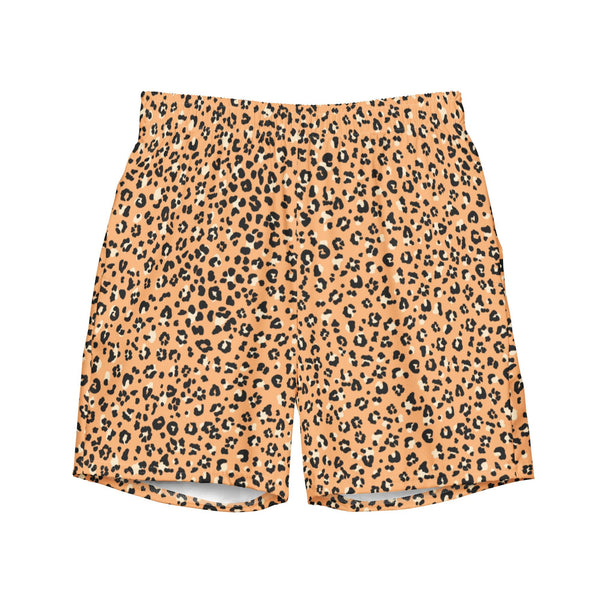 ECO MEN'S SWIM SHORTS | ORANGE LEOPARD - PINKCOLADA