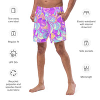 ECO MEN'S SWIM SHORTS | PURPLE DELICA - PINKCOLADA