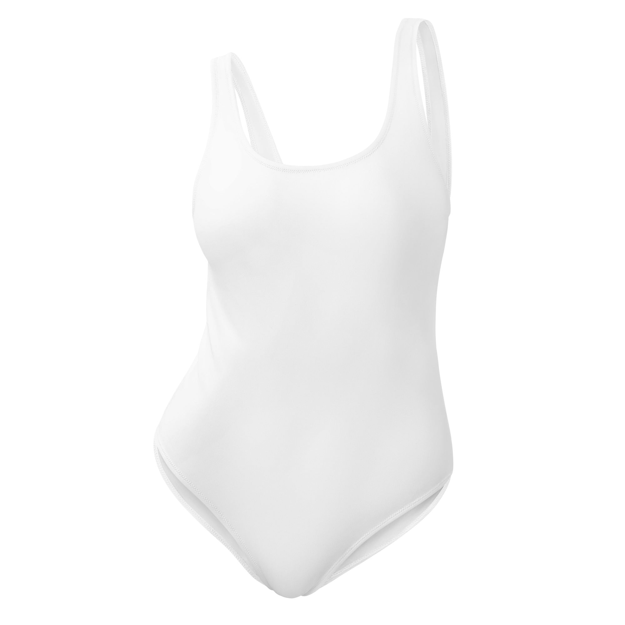 Plain white best sale swimsuit