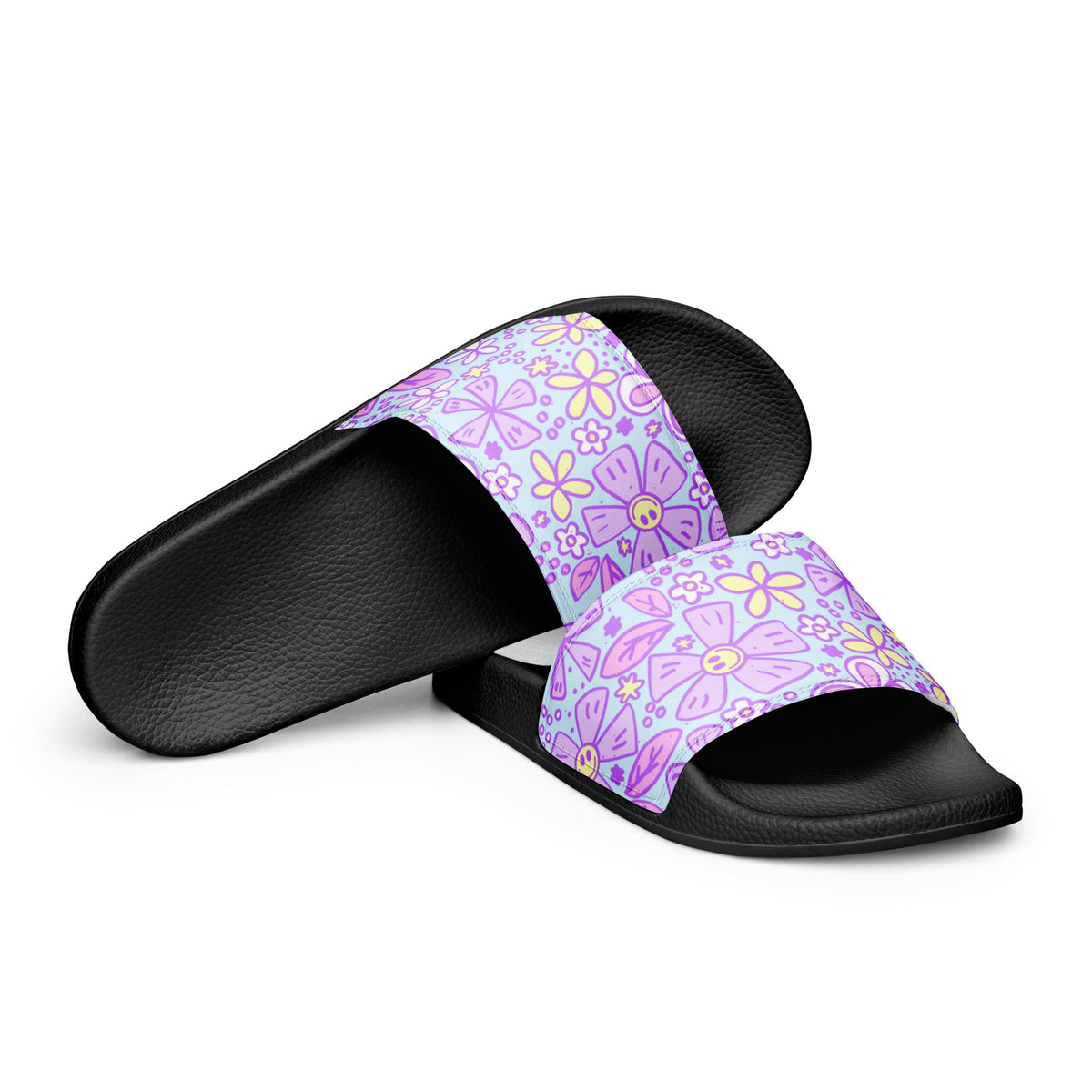 HAWAII WOMEN'S SLIDES - BLOOM WONDERLAND - PINKCOLADA