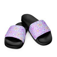 HAWAII WOMEN'S SLIDES - BLOOM WONDERLAND - PINKCOLADA