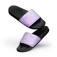 HAWAII WOMEN'S SLIDES - BLOOM WONDERLAND - PINKCOLADA