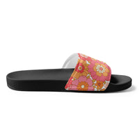 HAWAII WOMEN'S SLIDES - RETRO BLOOMS - PINKCOLADA