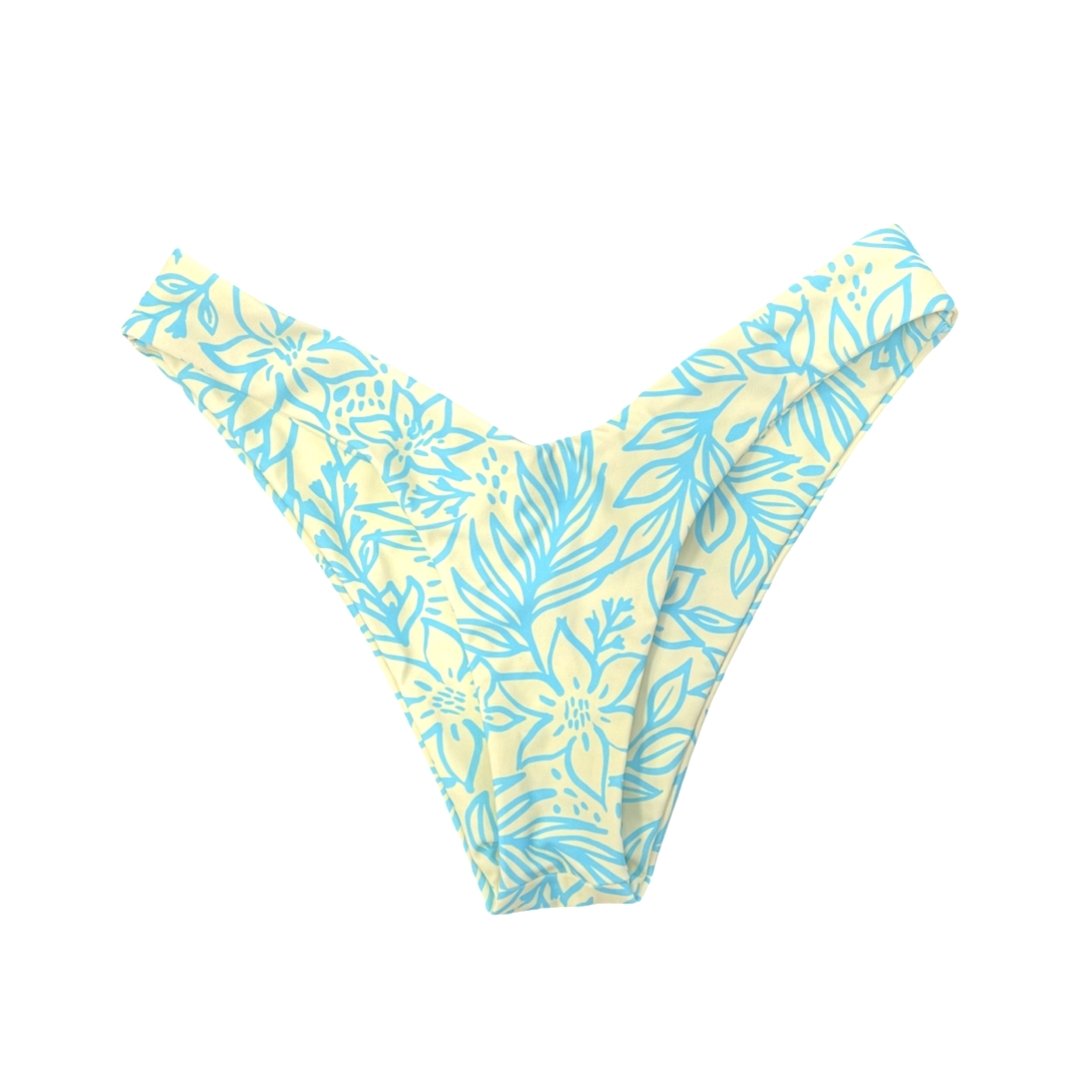 MALDIVES BIKINI BOTTOMS - BANANA PALMS - PINKCOLADA