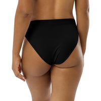 MIAMI ECO HIGH WAISTED BIKINI BOTTOM | BLACK - PINKCOLADA