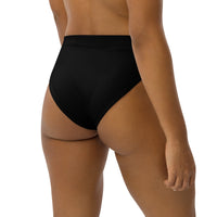 MIAMI ECO HIGH WAISTED BIKINI BOTTOM | BLACK - PINKCOLADA