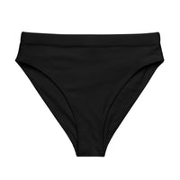 MIAMI ECO HIGH WAISTED BIKINI BOTTOM | BLACK - PINKCOLADA