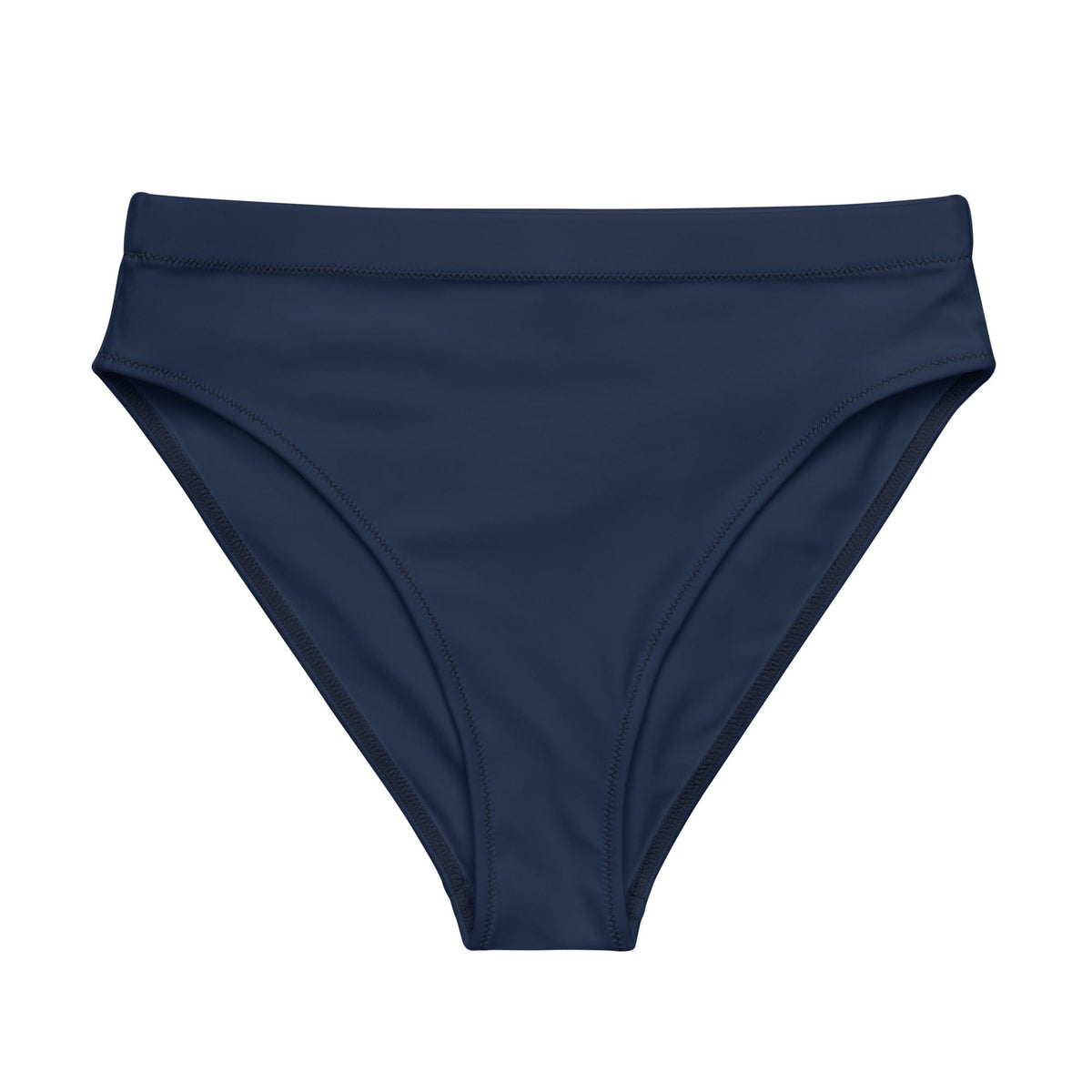 MIAMI ECO HIGH WAISTED BIKINI BOTTOM | DEEP NAVY - PINKCOLADA