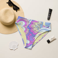 MIAMI ECO HIGH WAISTED BIKINI BOTTOM | LIMA DELICA - PINKCOLADA