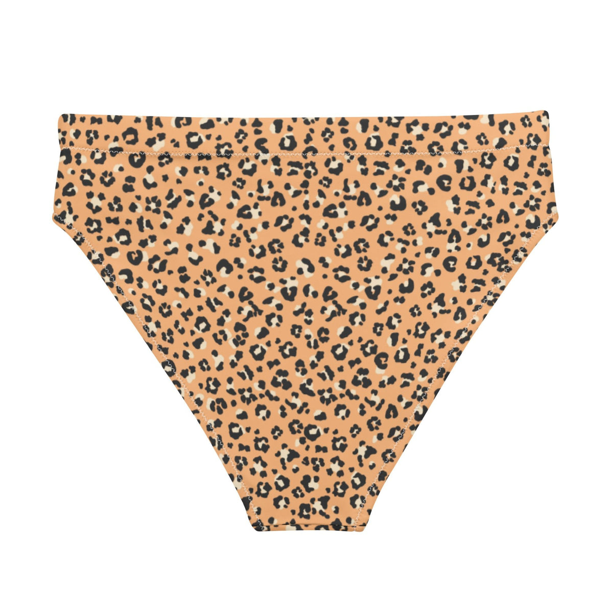 MIAMI ECO HIGH WAISTED BIKINI BOTTOM | ORANGE LEOPARD - PINKCOLADA