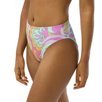 MIAMI ECO HIGH WAISTED BIKINI BOTTOM | PINK DELICA - PINKCOLADA