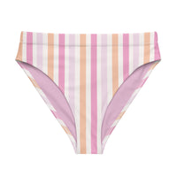 MIAMI ECO HIGH WAISTED BIKINI BOTTOM | TROPIC NIGHTS - PINKCOLADA