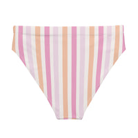 MIAMI ECO HIGH WAISTED BIKINI BOTTOM | TROPIC NIGHTS - PINKCOLADA