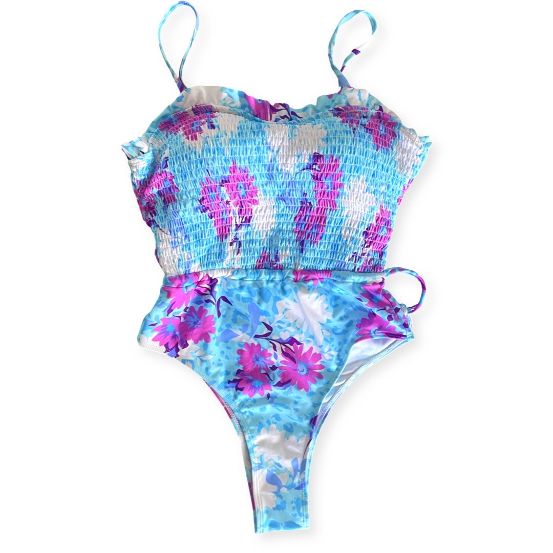 PESTANI ONE PIECE IN KANEO BLUE - PINKCOLADA