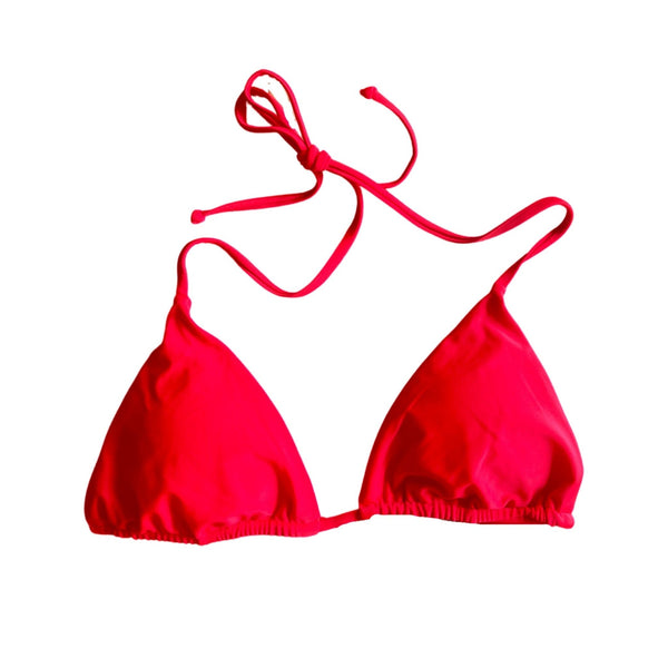 SICILY BIKINI TOP - CORAL RED - PINKCOLADA