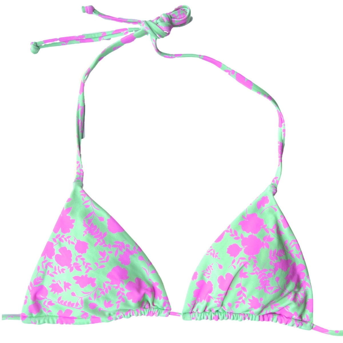 SICILY BIKINI TOP - PEPPERMINT BLOOM - PINKCOLADA