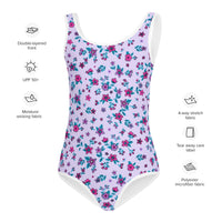 SOFIA KIDS SWIMSUIT | LILAC GARDEN - PINKCOLADA