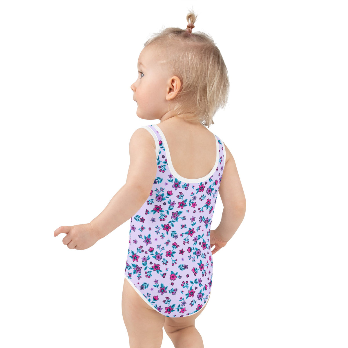 SOFIA KIDS SWIMSUIT | LILAC GARDEN - PINKCOLADA