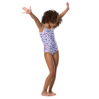 SOFIA KIDS SWIMSUIT | LILAC GARDEN - PINKCOLADA