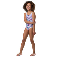 SOFIA KIDS SWIMSUIT | LILAC GARDEN - PINKCOLADA