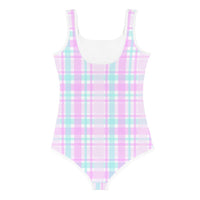 SOFIA KIDS SWIMSUIT | PINK PLAIDS - PINKCOLADA