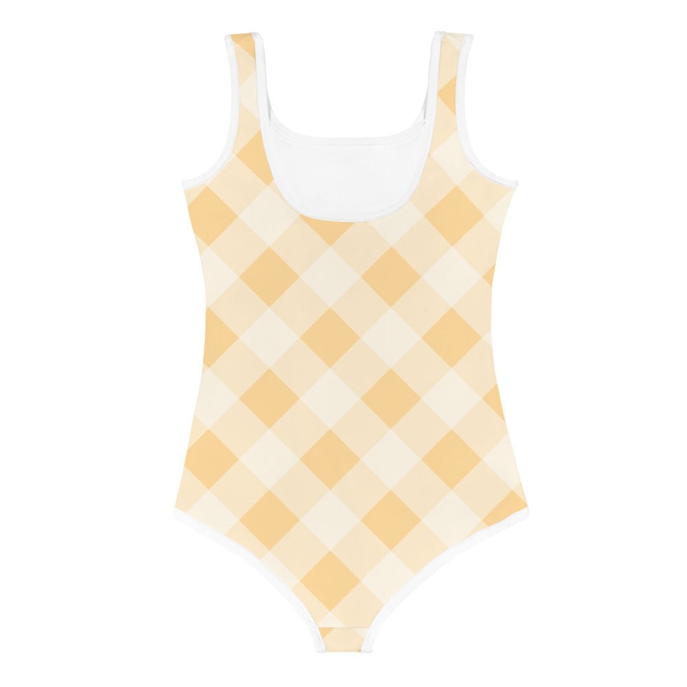 SOFIA KIDS SWIMSUIT | SUNRISE GINGHAM - PINKCOLADA