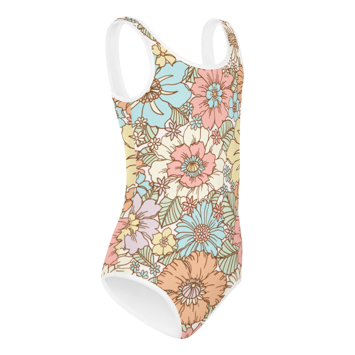 SOFIA KIDS SWIMSUIT | SUNSET GARDEN - PINKCOLADA