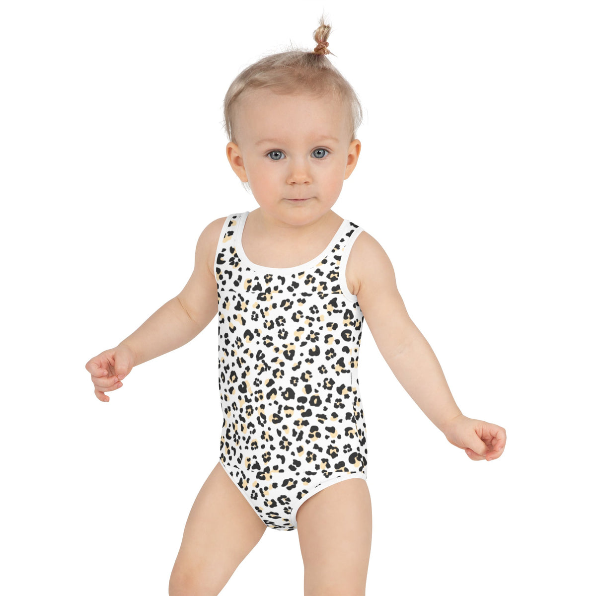 SOFIA KIDS SWIMSUIT | WHITE LEOPARD - PINKCOLADA