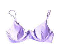 TROPEZ BIKINI TOP IN LILAC LILY - PINKCOLADA