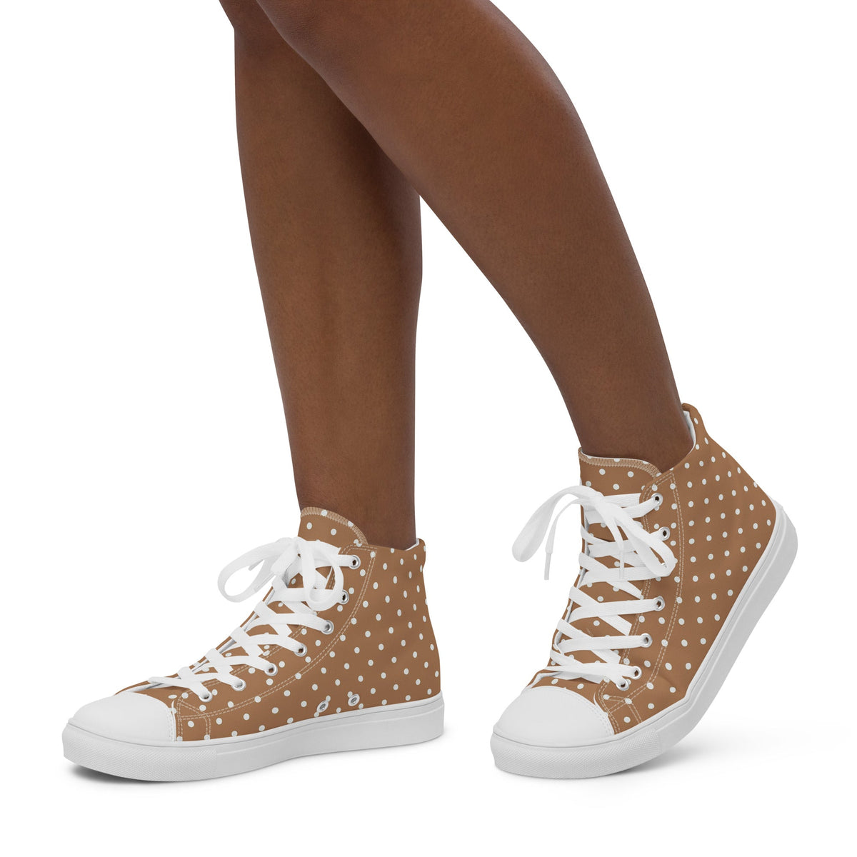 Women’s high top canvas shoes - PINKCOLADA