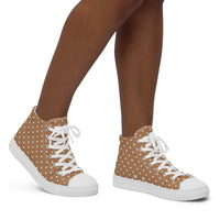 Women’s high top canvas shoes - PINKCOLADA